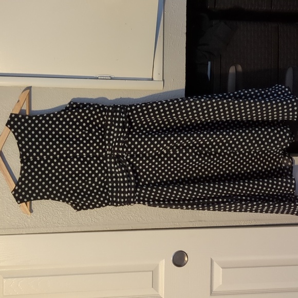 Voir Voir Black and White Dress - Picture 4 of 4